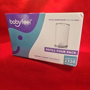 Babyfeel Refill Pack Holds up to 2320 Diapers Fit All Dekor Plus Sz Diaper Pails